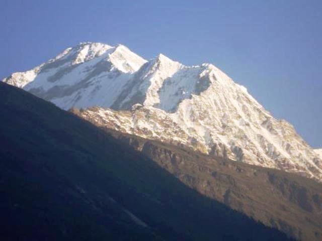 Morning rays on Mount Annapurna I (8,091 m)