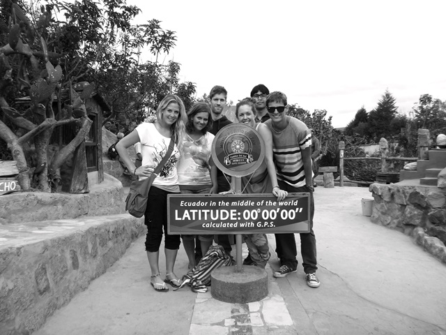 Equator Monument near Quito — marker of north and south hemispheres